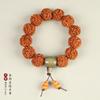 Mercancía de puesto materias primas Gran King Kong Bodhi carne patrón de ráfaga pulsera multicírculo Wenwan 108 Bodhi pulsera para hombre