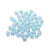 Nuevos accesorios de joyería DIY para hormigas, pulseras de joyería con cuentas de material acrílico transparente, cuentas de estrella de cinco puntas azules