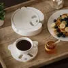 Molde de Resina Epóxi para Coaster com Cabeça de Urso para Roupas DIY Simples Caixa de Armazenamento de Coaster de Urso Molde de Silicone Molde