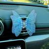 Nueva mariposa móvil creativa salida de aire de consola central de coche decoración decoración accesorios para coche curativos