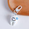 Llavero gourmet de simulación de resina, colgante pequeño de bolsa de comida creativa, adornos para mochila escolar de estudiante, bolsa de auriculares, regalo pequeño