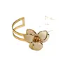 Pulseira de Metal Larga Tendência Retrô Esmalte Pingado Trabalho Pesado Fashionável Alto Valor Versátil Temperamento Único Joia Feminina Pulseira