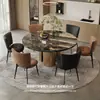 Silla de comedor para el hogar, mesa y sillas de comedor de restaurante de alta gama minimalistas italianas, silla de cafetería para sala de exposiciones con respaldo, moderna y simple