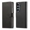 Funda de cuero adecuada para teléfono plegable Samsung Z Fold 8 Ultra Fold 7 con hebilla, ranura para tarjetas y soporte cubierta protectora