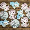 Botões de Animais Gatinhos Fofos, Acessórios Coloridos Feitos à Mão para DIY, Botões para Bolsa, Tops Fofos, Botões para Suéter