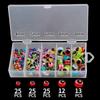 Seis Gatos Luya 5-8mm Perlas Ojo de Pez 100 Piezas/Caja Grupo de Pesca Invertido Texas Equipo de Pesca de Perlas Perlas Ojo de Pez Luya