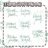 [Selección Premium de Tangyuan] Pegatinas de Transferencia de Letras Edición Limitada Verde Wang Yuan, Relieve 3D, Exquisito Fan Art