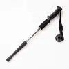 Bastón de Trekking para Montañismo de Aleación de Aluminio de Alta Resistencia Ultraligero con Absorción de Impactos, Cuatro Secciones, Mango Curvo, Mango Recto, Bastones Telescópicos, Venta al por Mayor, Stock Disponible