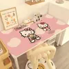 Tapete de Mesa de Couro Hello Kitty Tapete de Mesa de Maquiagem Tapete de Mesa de Dormitório Impermeável e Resistente a Altas Temperaturas Tapete de Mesa de Centro