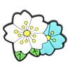 Nuevos Zuecos Florales Coloridos Accesorios DIY Desmontables Zapatos de Goma Suave de PVC Hebilla de Flor para Zapatos Accesorios Decorativos Accesorios para Zapatos