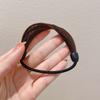 Wig hair band ponytail hair rope girl hair tie hair rope rubber band high elastic durable adult leather cover headdress