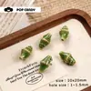 Concha Forma de Caracola Estilo Oceánico Colección Pendientes Pendientes Llavero Bolso Colgante Cerámica Acrílico Cuentas DIY