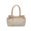 Estilo Europeu e Americano Linho Moda Versátil 2026 Nova Tendência Grande Capacidade Bolsa de Ombro para o Dia a Dia Bolsa Tote de Lona Bolsa Grande para Mulheres