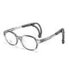 Nuevas Gafas con Espejo para Niños Anti Luz Azul Marco Suave Tr90 Protección Ocular Estudiante Lentes Planos Marco Antideslizante para Actividad 5440