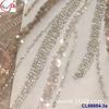 Industria Pesada Edición Completa Posicionamiento Cuentas Bordado Encaje Tela Vestido de Novia vestido Ropa de Ceremonia Tela encaje nupcial