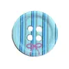 Botones Rayados Coloridos de 15 mm Materiales Hechos a Mano DIY Botones para Ropa, Zapatos y Calcetines Accesorios Botones para Zapatos de Agujero Botones Combinados para Accesorios del Cabello
