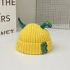 Gorro para Bebé Lindo Gorro de Lana para Bebé Recién Nacido Otoño e Invierno Cálido de Dibujos Animados Doble Capa Tejido para Niños y Niñas
