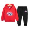 Conjunto de Sudadera y Pantalón de Chándal para Niños de Dos Piezas Ropa de Otoño 2024 Primavera y Otoño Nueva Ropa para Niños Traje con Sudadera con Capucha para Niñas Venta al por Mayor