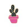 Insignia Nueva Estilo Coreano Dibujos Animados Aleación Lindo Combinable Cactus Bola de Cactus Carne Pin Creativo Nuevo Broche