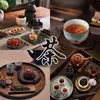 Nuevo juego de mesa de té y sillas estilo chino, adecuado para uso doméstico, balcones, mesas de té grandes, diseño minimalista, ideal para apartamentos pequeños y oficinas, perfecto para preparar té
