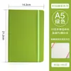 Caderno de anotações com elástico a5 para exportação transfronteiriça, capa simples de PU, notebook de negócios, página interna com pauta horizontal completa, livro diário