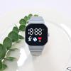 Nuevo Reloj Digital LED Cuadrado Pequeño con Sentido Tecnológico de Astronauta para Estudiante, Fiesta, Aspecto Elegante, Sencillo, de Moda, con Botones