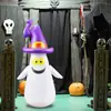 Suministros Decorativos Inflables de PVC al por Mayor Casa Embrujada Inflable Muñeco Tumbler Fantasma Inflable Muñeca Anticaída con Sombrero Muñeca