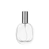 Botellas de Perfume Irregulares en Stock 30/50/100ml Botellas de Vidrio Vacías con Cabezal de Spray de Rosca de 18mm Botellas Recargables de Alta Gama Venta al por Mayor