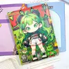 Nuevo Estilo Cuaderno A5 Primo Grande Cuaderno de Páginas de Colores Cuero PU Bloc de Notas para Estudiante Cuaderno Rayado de Dibujos Animados de Moda