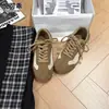 Zapatos planos de cuero genuino estilo Forrest Gump para mujer, nueva colección otoño 2026, zapatillas casual retro versátiles, zapatillas para correr, zapatillas de entrenamiento alemanas
