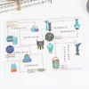 Tipetoys Estilo Chinês Guka Série Museu do Tesouro Chinês Relíquias Culturais Azuis Estampagem a Quente Elementos Azuis Literatura Retrô