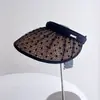 Sombrero de Paja de Malla con Lunares y Parte Superior Abierta para Mujer, Sombrero tipo Diadema de Estilo Fresco de Verano, Sombrero de Sol para Vacaciones al Aire Libre y Viajes Diarios