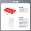 Caja de Almacenamiento de Queso Personalizada Transfronteriza de Amazon para Uso Doméstico con Tapa y Cuchillo, Caja para Cortar Mantequilla, Caja de Almacenamiento de Mantequilla