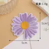 Nuevo Parche Adhesivo Termofusible de Margarita Parche para Decoración de Ropa, Zapatos, Sombreros y Bolsos Parche de Tela Bordado de Flor Linda