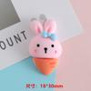 Lindo animal conejo cono de helado diy accesorios de resina para joyería pegamento crema funda para teléfono móvil material de belleza bolsa
