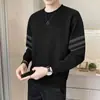 Envío RápidoCamiseta de Manga Larga con Cuello Redondo, Holgada y Gruesa, para Otoño e Invierno, Talla Grande, Versátil