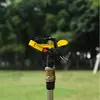 Aspersor de brazo oscilante ajustable para uso agrícola y de paisajismo, rotación automática de 360 grados, aspersor ajustable con rosca externa de 1/2 pulgada para riego
