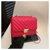 Bolso de cadena para mujer, primavera 2024, nuevo bolso bandolera de hombro combinable, bolso cuadrado pequeño con cierre de moda de verano, bolso general