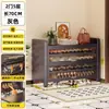 Zapatero de Acero para el Hogar, Zapatero Multicapa a Prueba de Polvo para la Entrada, Almacenamiento de Gran Capacidad con Puerta abatible, Zapatero para Exteriores