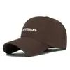 Gorra de Béisbol Clásica Americana Retro de Cabeza Grande para Primavera y Otoño, Algodón Lavado, Letras Bordadas, Moderna, Combinable, Sombrero de Sol para Calle