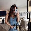 Amazon AliExpress Comercio Exterior Europeo y Americano Ocio Retro Moda Chaleco de Mezclilla para Mujer
