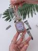 Correa de metal con cisne de moda con taladro fino para applewatch8 apple watch iwatch1-10 generación se