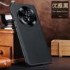 Capa de Celular Huawei mate70pro Couro de Vaca Lichia M70 Lente Cobertura Total Resistente a Quedas Moda Case de Couro Masculino