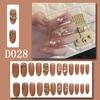 Unha falsa estilo derrill usando armadura internet laço vermelho nail art peças de unhas removível unha patch joias estilo francês
