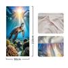 Temu Amazon Xiyin Exclusivo Transfronterizo Cubierta Decorativa Elástica para Puerta de Habitación Instalación Simple Cubierta de Puerta Estilo Tortuga