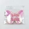 Parches Rosados con Gradiente para Uñas, Uñas Portátiles Estilo Ojo de Gato de Fuegos Artificiales para Niñas, Uñas Portátiles Hechas a Mano para Niños de 10 a 16 Años