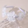 Diadema de Flores de Doble Capa de Perlas para el Cabello Anti-lesiones para Niños Europeos y Americanos Transfronterizos, Accesorios para el Cabello de Moda para Uso Diario para Niñas