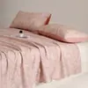 Conjunto de três peças de lençol de algodão puro espessado escovado Classe A para outono e inverno, capa de edredom 100% algodão, tamanho individual ou casal, para cama tatami ou cama kang