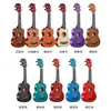 Ukulele de 21 polegadas 23 polegadas 26 polegadas Material Especial Guitarra Pequena de Quatro Cordas Ukulele Colorido Fábrica Atacado