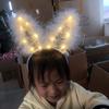 Tiara de cabelo luminosa adorno de cabeça pelo de raposa orelhas de gato tiara Barraca de Festival da Primavera barraca de feira noturna produtos pequenos brinquedos atacado